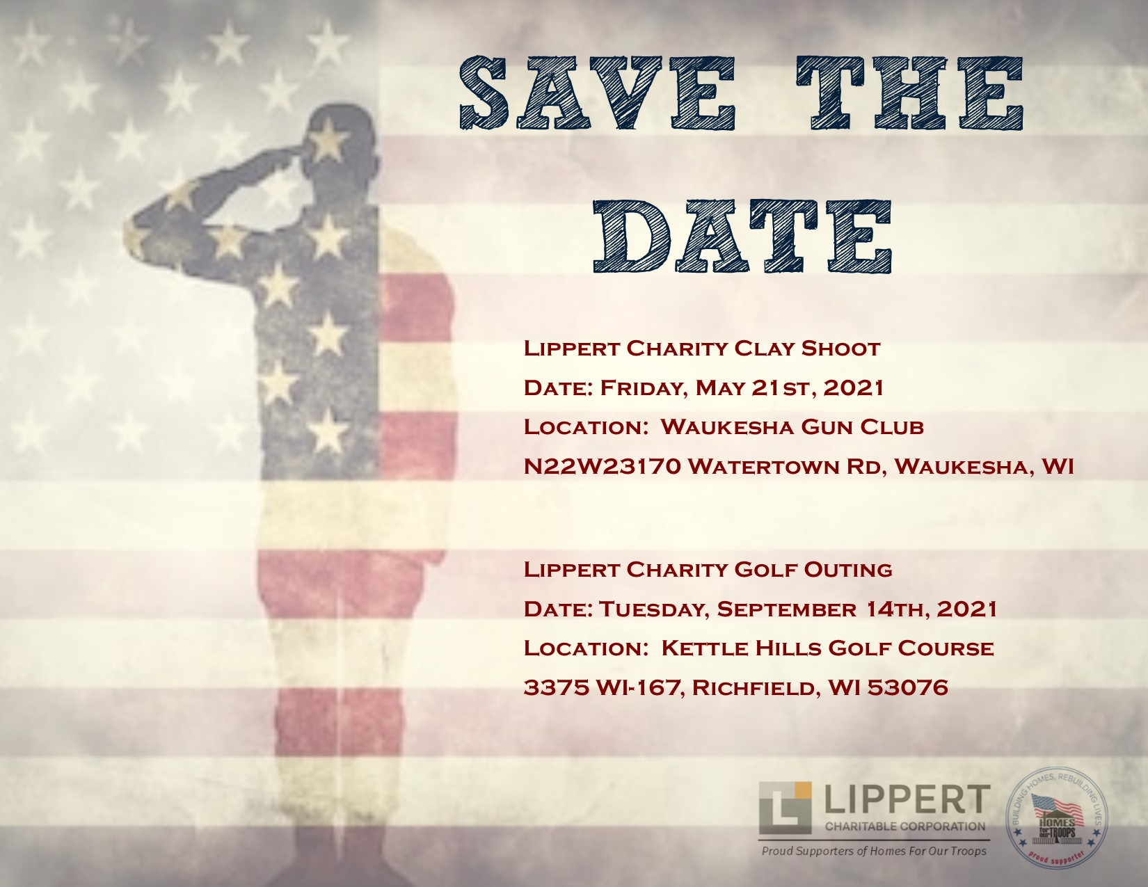 Lippert Charitable Corporation save the date